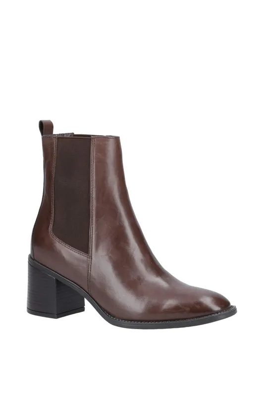 Hush Puppies Women's 'Caroline' Ankle Boots in Chocolate Size: 7 Chocolate 7