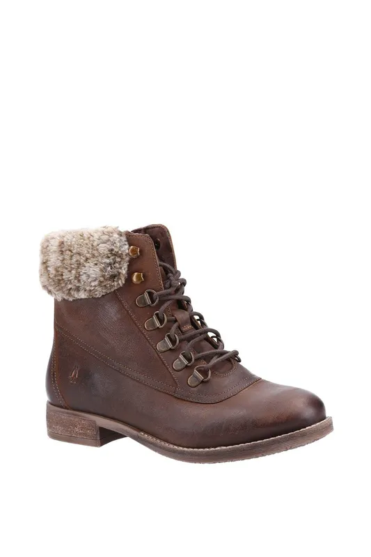 Hush Puppies Women's 'Effie' Ankle Boots in Brown Size: 4 Brown 4
