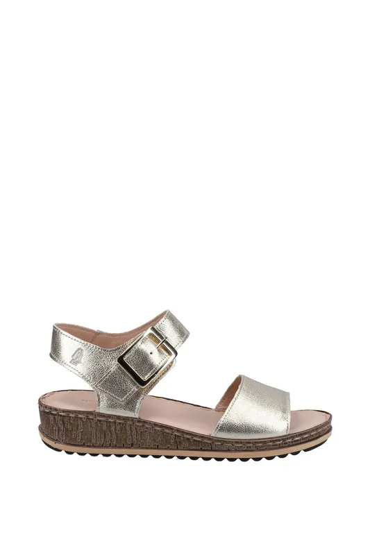 Hush Puppies Women's Ellie' Sandal in Gold Size: 3 - Gold - Size: 3