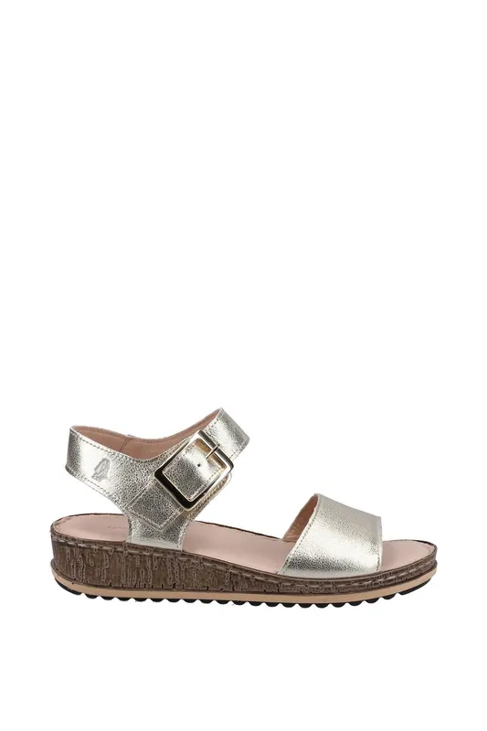 Hush Puppies Women's Ellie' Sandal in Gold Size: 7 Gold 7