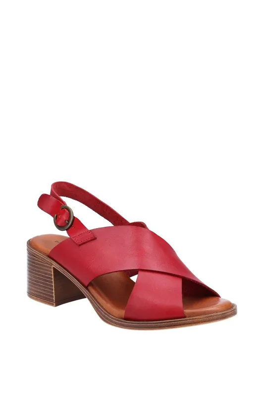 Hush Puppies Women's Gabrielle Sandal in Red Size: 5 - Red