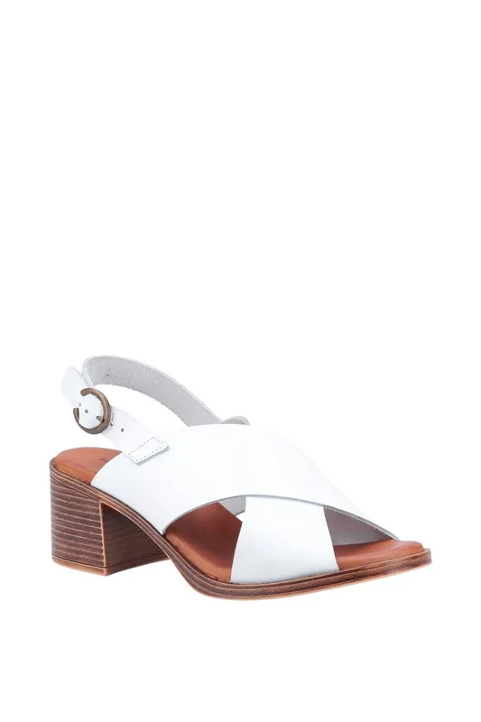 Hush Puppies Women's Gabrielle Sandal in White Size: 8 White