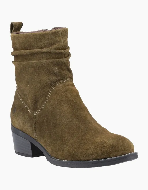 Hush Puppies Women's Iris Womens Boots - Green - Size: 4