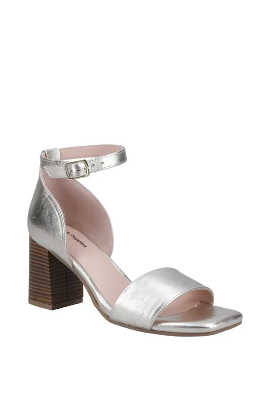 Hush Puppies Women's 'Kelsey' Heeled Sandals in Gold Size: 8 - Gold - Size: 8
