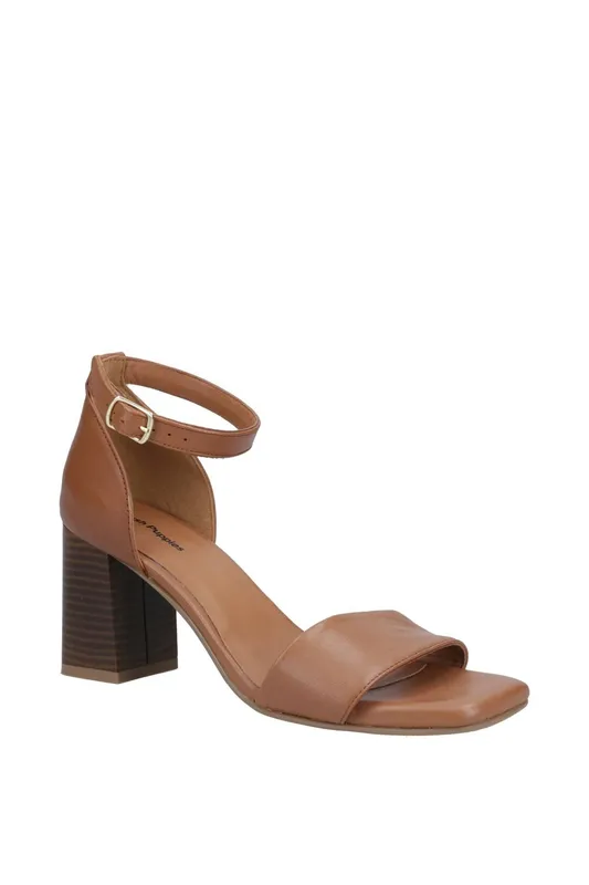 Hush Puppies Women's 'Kelsey' Heeled Sandals in Tan Size: 3 - Tan