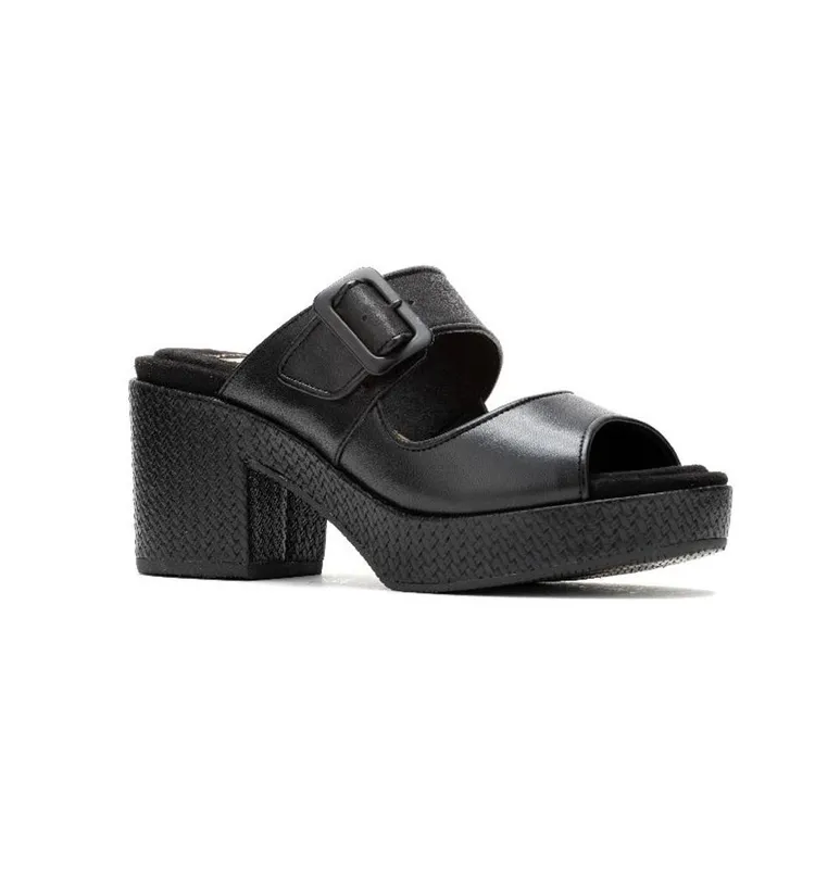 Hush Puppies Women's 'Poppy' Heeled Sandals in Black Size: 6 - Black