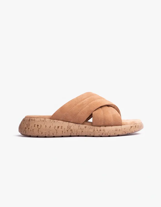 Hush Puppies Women's 'Sarah' Sandal Summer in Tan Size: 6 - Tan