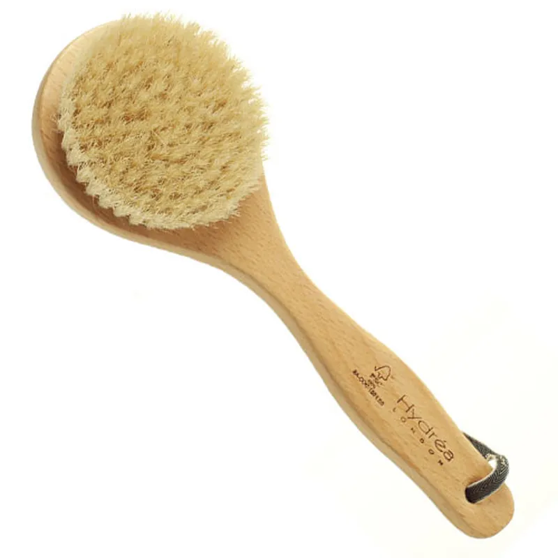 Hydrea London Spa Wet & Dry Body Brush with Natural Bristle - Natural - Size: One Size