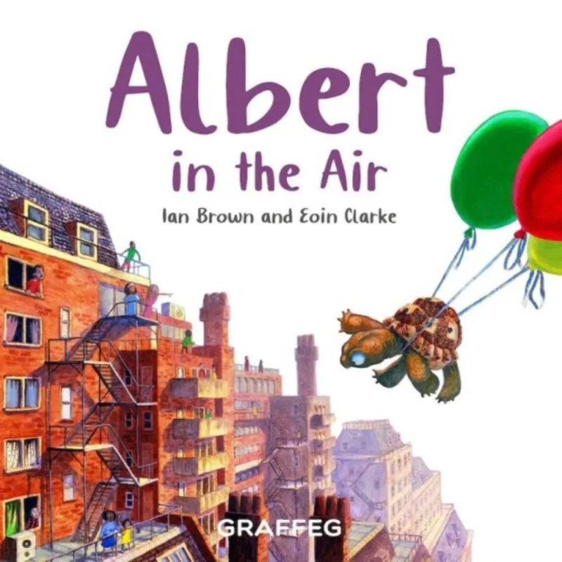 Ian Brown Albert in the Air Paperback Book Multicolor