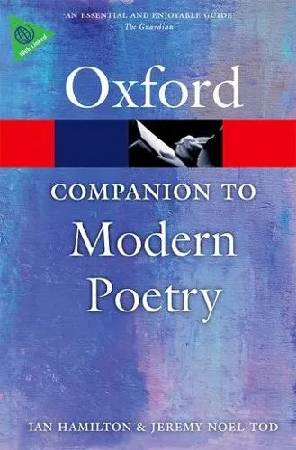 Ian Hamilton The Oxford Companion to Modern Poetry in English