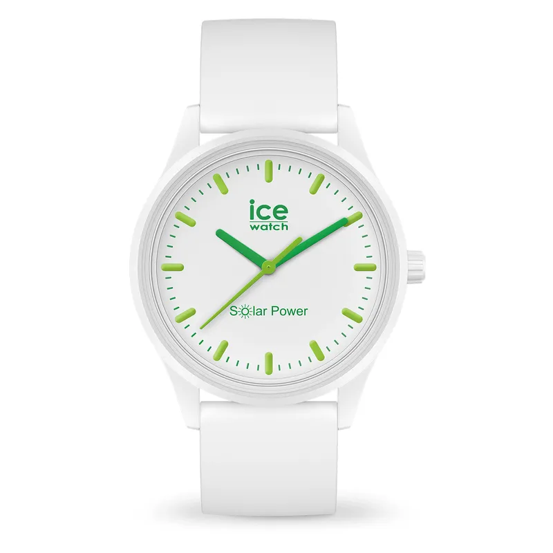 Ice-Watch Ice Watch Solar Power Unisex'S White 017762 Silicone - One Size