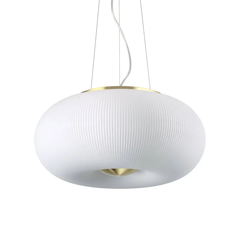 Ideal Lux Lighting Arizona 3 Light Round Ceiling Pendant White
