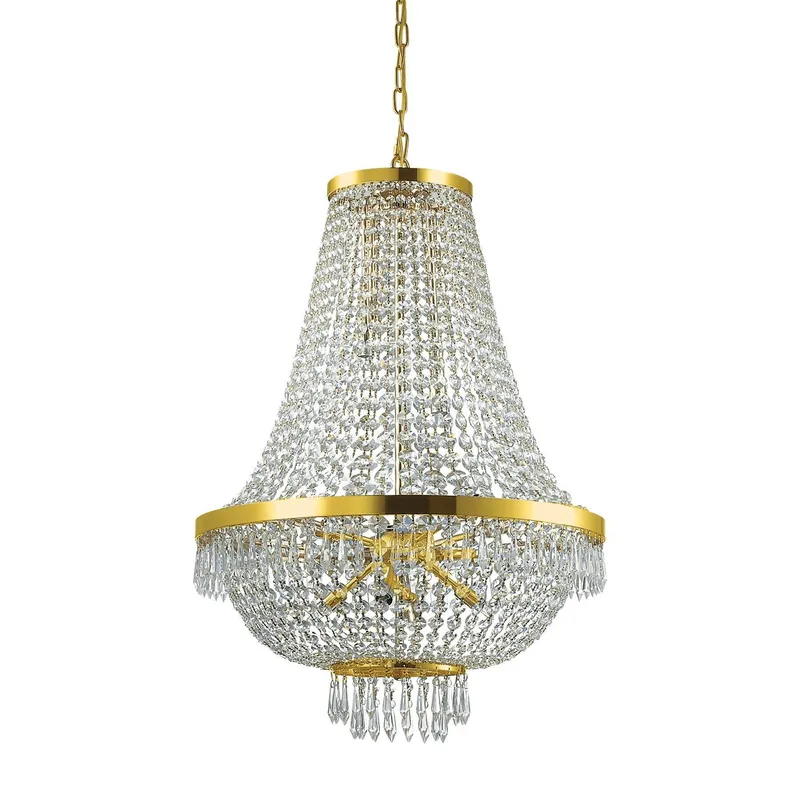 Netlighting Caesar 12 Light Pendant Light Gold G9 Gold