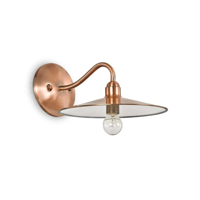 Netlighting Cantina 1 Light Indoor Dome Wall Light Copper E14 Copper
