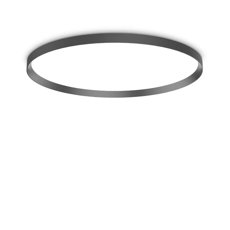 Netlighting Fly 90cm Integrated LED Semi Flush Light Black 3000K IP40 Black