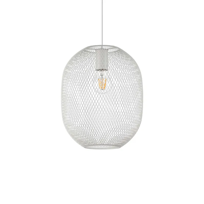 Netlighting Net Wire Frame 24cm Pendant Ceiling Light White White