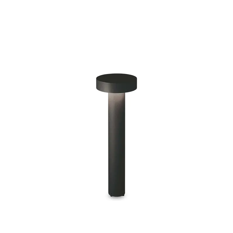 Netlighting Tesla 4 Light 60cm Outdoor Bollard Black IP44 Black