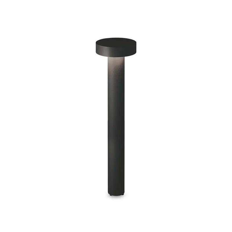 Netlighting Tesla 4 Light 80cm Outdoor Bollard Black IP44 Black