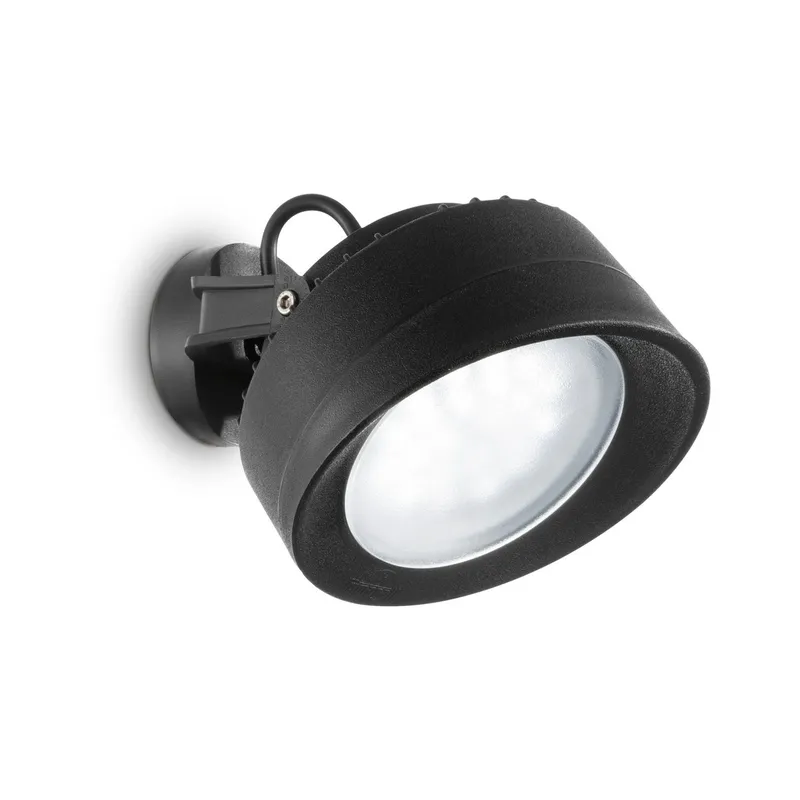 Ideal Lux Lighting Tommy 1 Light Outdoor Wall Light Black IP66
