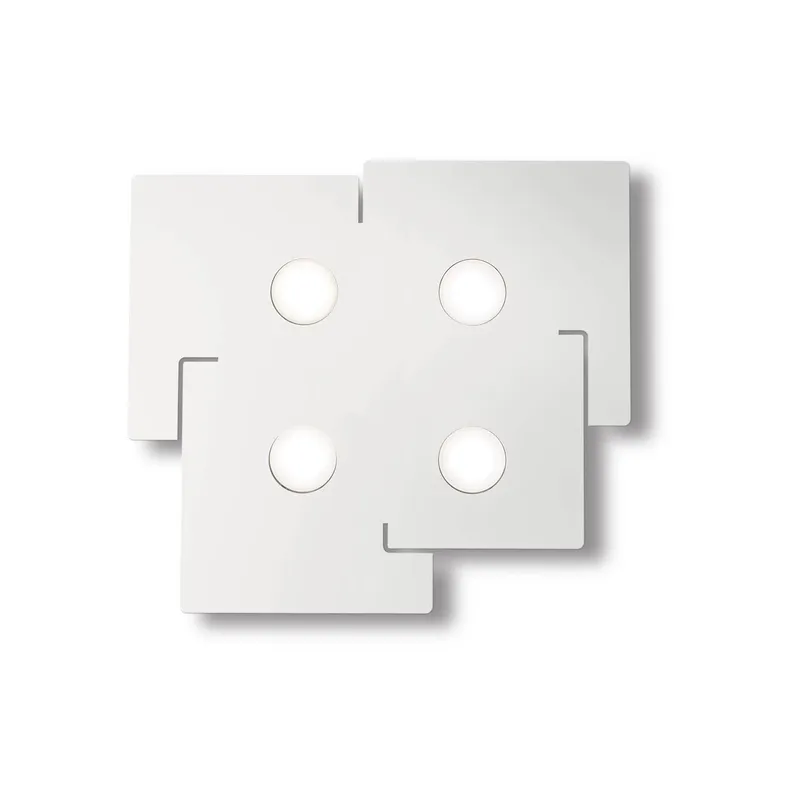 Ideal Lux Lighting Totem 4 Light Ceiling Light White