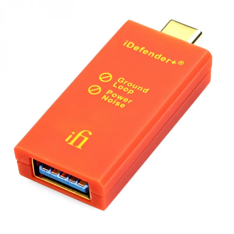 iFi Audio iFi iDefender+ USB Ground Loop Isolator USB-C to USB-A