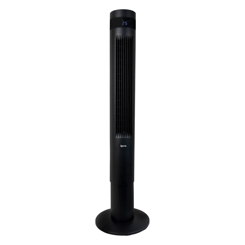 Igenix Digital Tower Fan, 43 Inch in Black Black