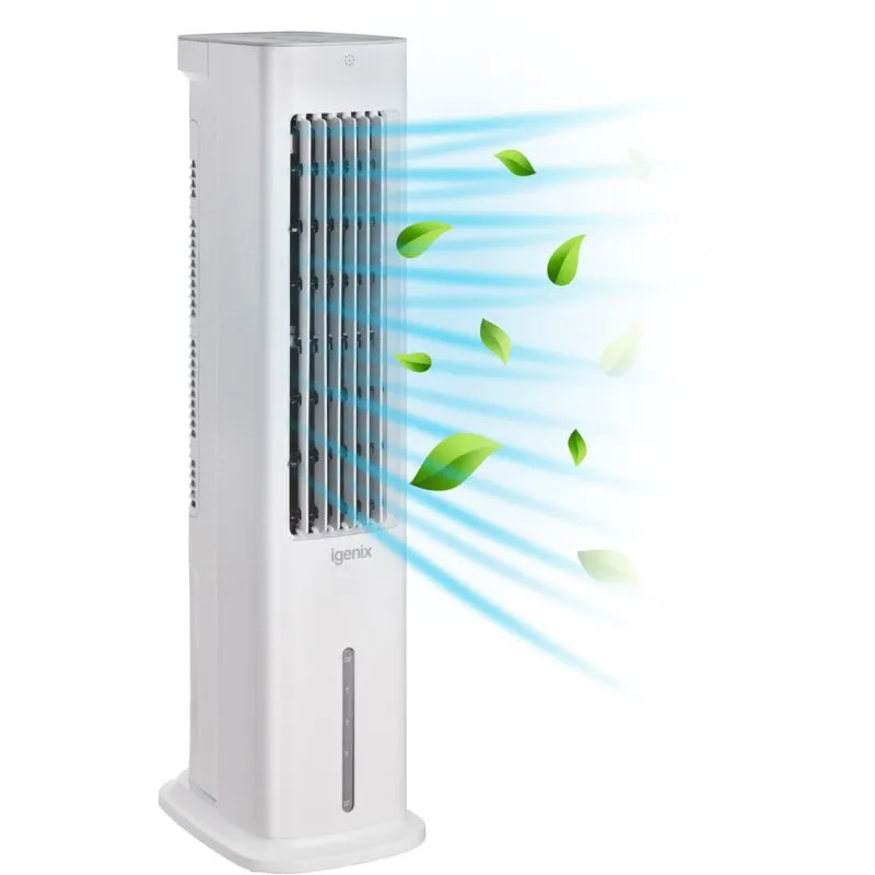 Igenix Evaporative Air Cooler with Remote Control in White White