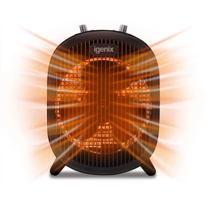 Igenix 2000W Upright Fan Heater Black IG9022