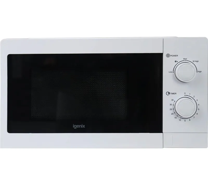 Igenix IGMS08080W Compact Solo Microwave - White