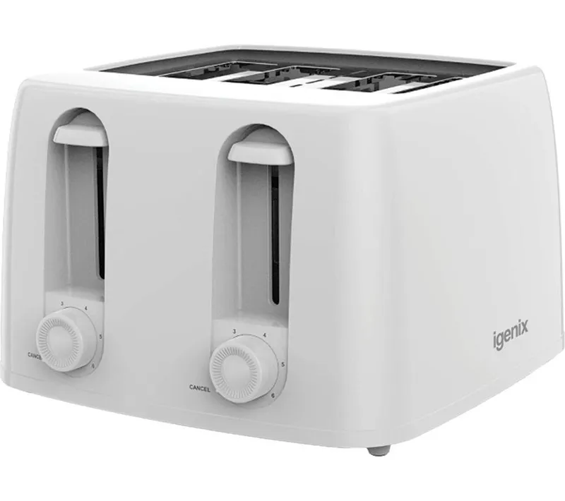 Igenix IGT0445W 4-Slice Toaster - White