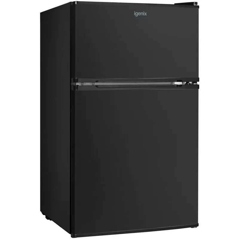 Igenix - Under Counter Fridge Freezer, 96 Litre, Black - IG347FFB