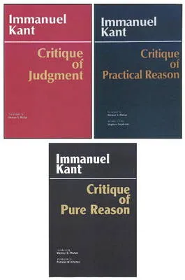 Immanuel Kant Three Critiques, 3-volume Set