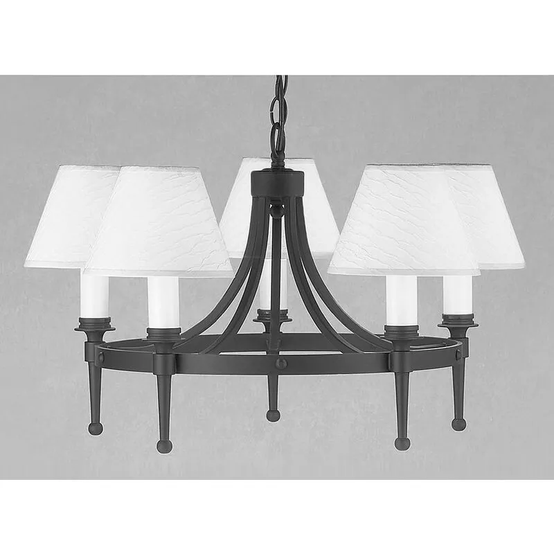 Impex Suspension Blenheim Fer sterling ampoules 32cm