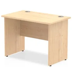 Impulse 1000/600 Rectangle Panel End Leg Desk Maple - MI002471