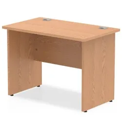 Impulse 1000/600 Rectangle Panel End Leg Desk Oak - MI002697