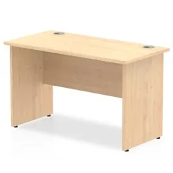 Impulse 1200/600 Rectangle Panel End Leg Desk Maple - MI002472