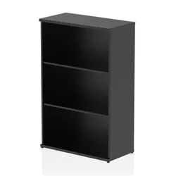 Impulse 1200mm Bookcase Black