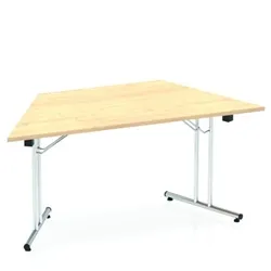 Impulse 1600 Folding Trapezium Table Maple - I000720