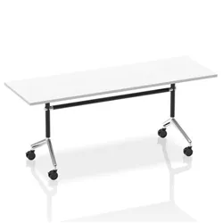 Impulse 1800mm Flip Top Rectangular Table White Top