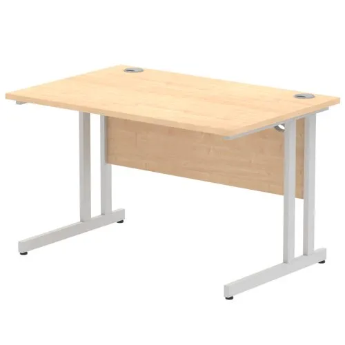 Impulse Cantilever 1200 Rectangle Desk Maple - I000349