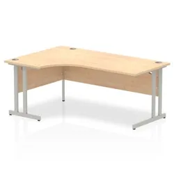 Impulse Cantilever 1800 Left Hand Crescent Desk Maple - I0