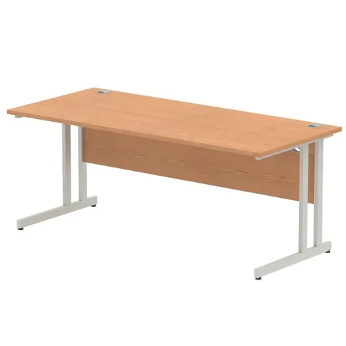 Impulse Cantilever 1800 Rectangle Desk Oak - I000809