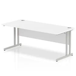 Impulse Cantilever 1800 Rectangle Desk White - I000308