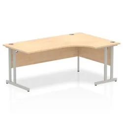 Impulse Cantilever 1800 Right Hand Crescent Desk Maple - I