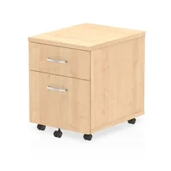Impulse Mobile Pedestal 2 Drawer Maple - I000244