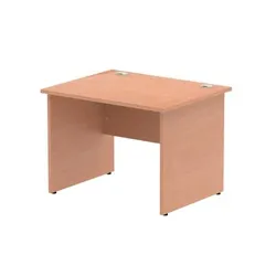 Impulse Panel End 1000 Rectangle Desk Beech - I000370
