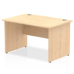 Impulse Panel End 1200 Rectangle Desk Maple - I000437