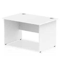 Impulse Panel End 1200 Rectangle Desk White - I000393