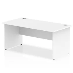 Impulse Panel End 1600 Rectangle Desk White - I000395