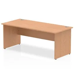 Impulse Panel End 1800 Rectangle Desk Oak - I000831